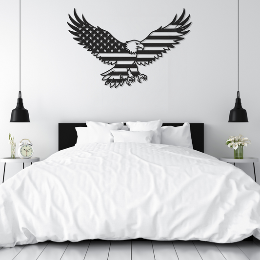 American Eagle Metal Wall Art