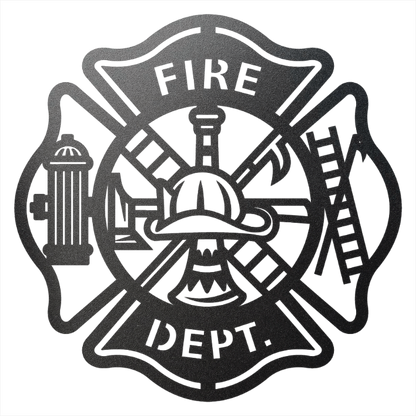 Firefighter Tribute Steel Sign
