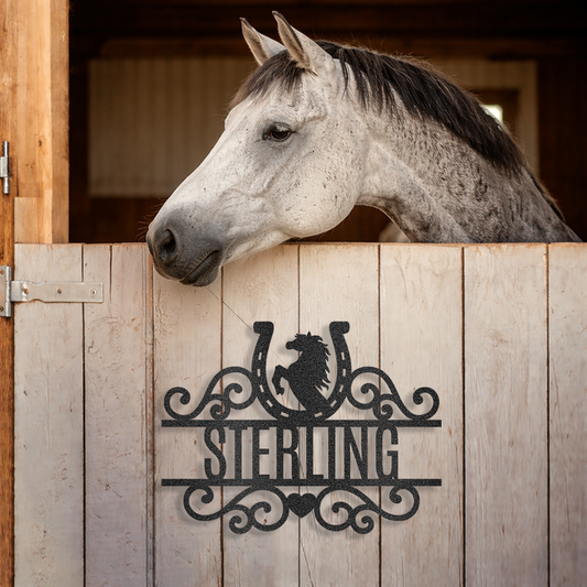 Horse Stall Name Sign