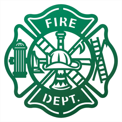 Firefighter Tribute Steel Sign