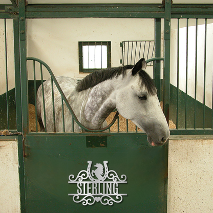 Horse Stall Name Sign