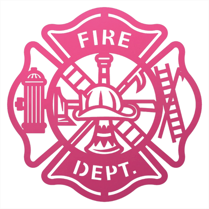 Firefighter Tribute Steel Sign