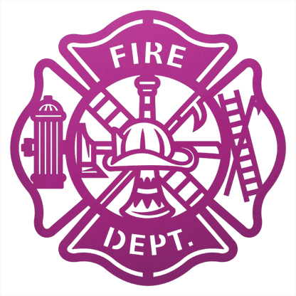 Firefighter Tribute Steel Sign