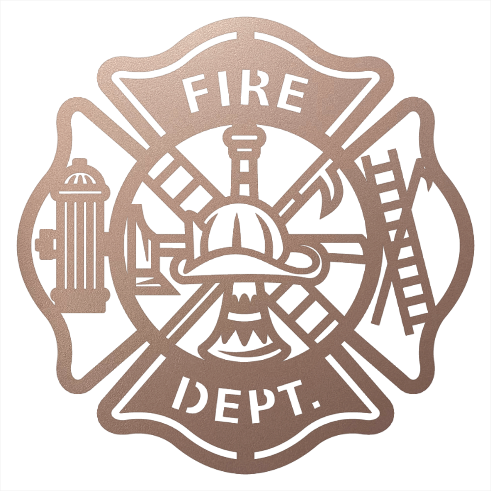 Firefighter Tribute Steel Sign