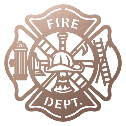 Firefighter Tribute Steel Sign