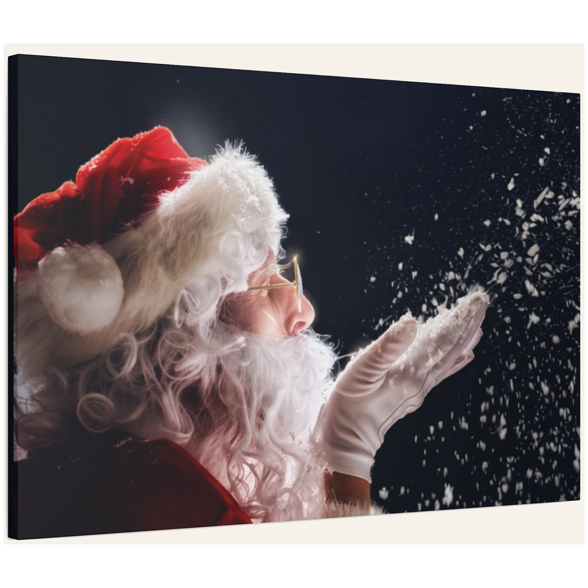 The Wonder of Christmas Eve Canvas Wall Art
