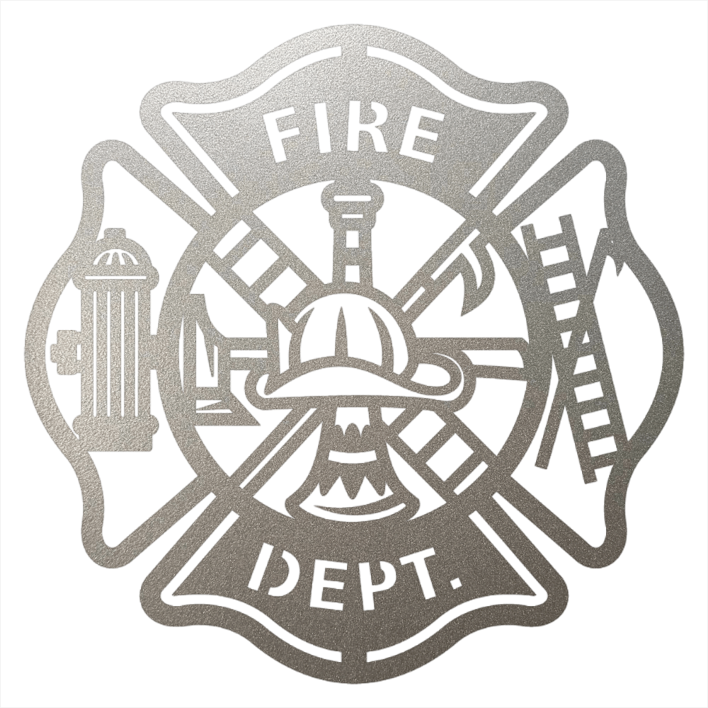 Firefighter Tribute Steel Sign