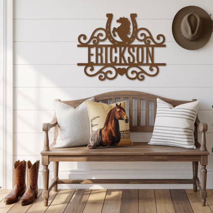 Horse Stall Name Sign