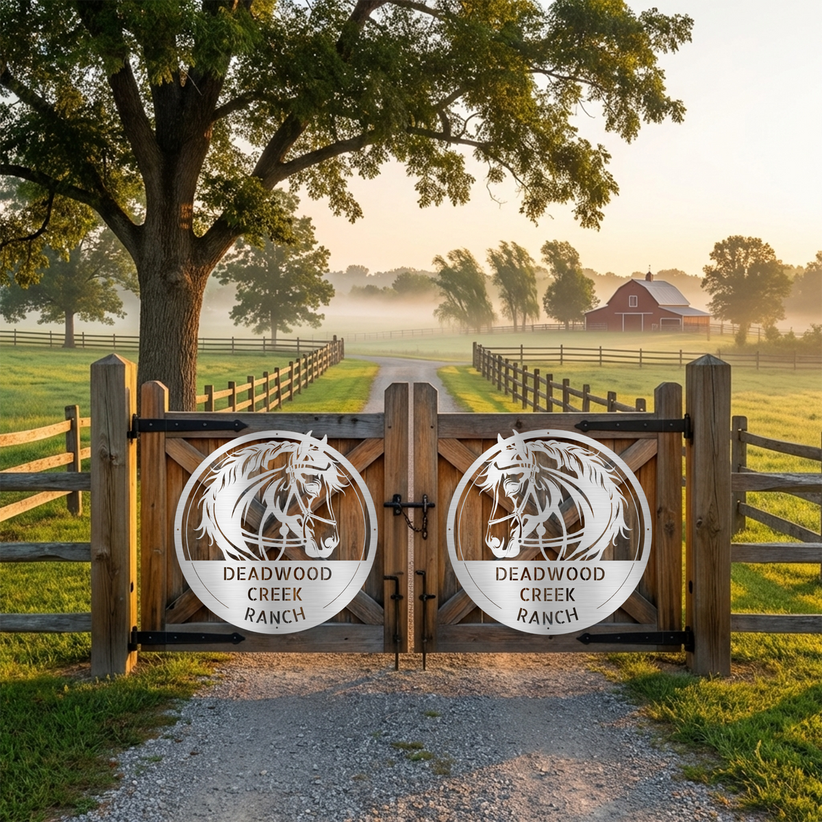 Equestrian Steel Sign