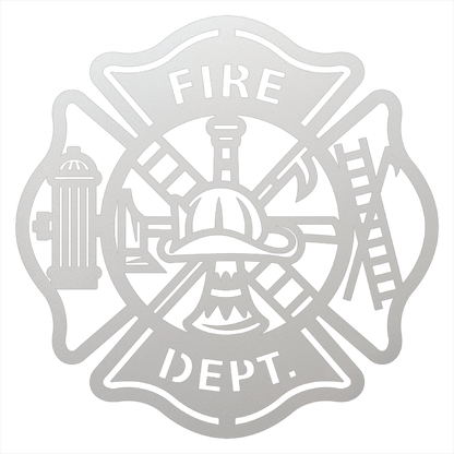 Firefighter Tribute Steel Sign
