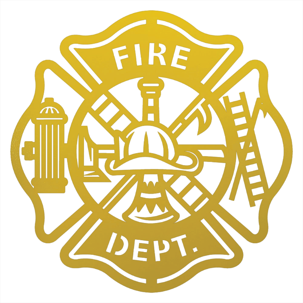 Firefighter Tribute Steel Sign