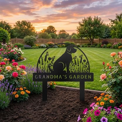 Dog Garden Stake