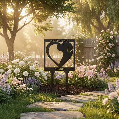 Dog Memorial Steel Sign