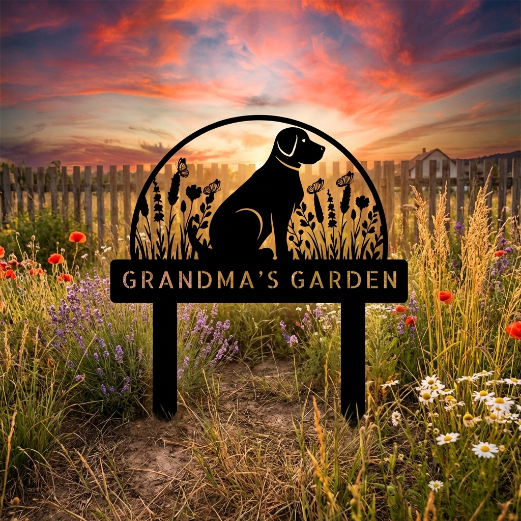 Dog Garden Stake